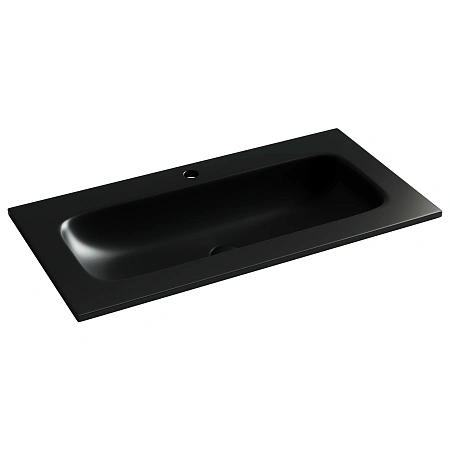 Раковина Ceramica Nova Grace CN7019MB мебельная 910x457x137 с отверстием под смеситель черный матовый Раковина Ceramica Nova Grace CN7019MB мебельная 910x457x137 с отверстием под смеситель черный матовый