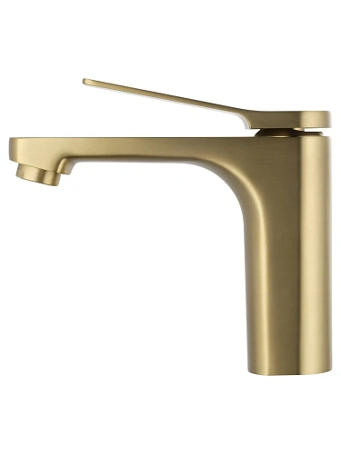 Смеситель для раковины Wonzon & Woghand брашированное золото (WW-XH-013-BG) Смеситель для раковины Wonzon & Woghand брашированное золото (WW-XH-013-BG)