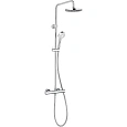 Душевая система Kludi Logo DUAL SHOWER SYSTEM с термостатом 6809405-00 Душевая система Kludi Logo DUAL SHOWER SYSTEM с термостатом 6809405-00