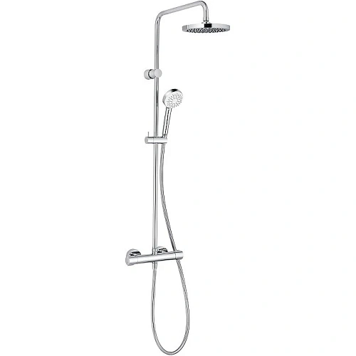 Душевая система Kludi Logo DUAL SHOWER SYSTEM с термостатом 6809405-00 Душевая система Kludi Logo DUAL SHOWER SYSTEM с термостатом 6809405-00