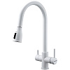 Смеситель для кухни Paulmark LANGE белый матовый La214212-WH Смеситель для кухни Paulmark LANGE белый матовый La214212-WH