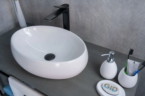 Раковина Gid N9030b 51115 накладная белая 48x34x15 Раковина Gid N9030b 51115 накладная белая 48x34x15