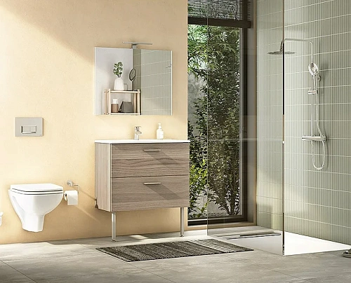 Душевая система Vitra Aquaheat A47205EXP с термостатом хром Душевая система Vitra Aquaheat A47205EXP с термостатом хром