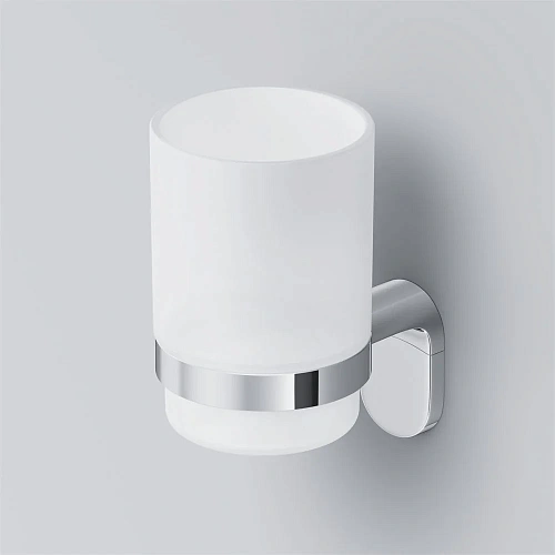 Стакан AM.PM Joy A8434300 стеклянный, с настенным держателем Стакан AM.PM Joy A8434300 стеклянный, с настенным держателем