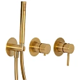 Смеситель для душа Remer X Style X97D2PBG, золото брашированное Смеситель для душа Remer X Style X97D2PBG, золото брашированное
