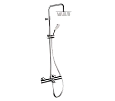 Душевая система Remer EQ34A8CPUFS25G термостатическая Душевая система Remer EQ34A8CPUFS25G термостатическая