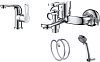 Комплект смесителей D&amp;K DA1350001SET (DA1352101,DA1353201)