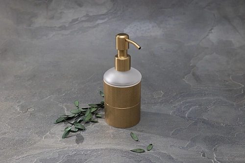 Дозатор жидкого мыла Allen Brau Allen Brau Priority 6.31A06-GB золото браш Дозатор жидкого мыла Allen Brau Allen Brau Priority 6.31A06-GB золото браш