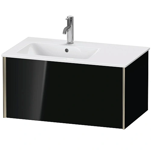 Тумба под раковину Duravit XVIU XV40260B140 подвесная 81 см черный глянцевый Тумба под раковину Duravit XVIU XV40260B140 подвесная 81 см черный глянцевый