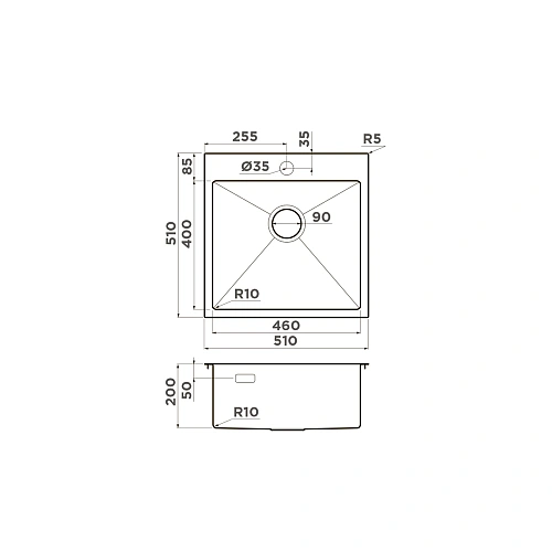 Кухонная мойка Omoikiri Akisame 51-LG нерж.сталь/светлое золото 4973439 Кухонная мойка Omoikiri Akisame 51-LG нерж.сталь/светлое золото 4973439