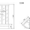 Душевая кабина Timo Standart T-1100 100x100x220, турецкая баня хамам Душевая кабина Timo Standart T-1100 100x100x220, турецкая баня хамам