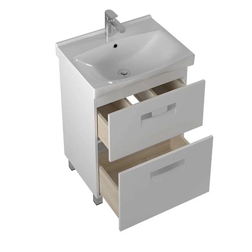 Тумба под раковину BRIZ Ирида т8-60 под раковину Миранда 234 03-08060-18 00 БЕЛ белый Тумба под раковину BRIZ Ирида т8-60 под раковину Миранда 234 03-08060-18 00 БЕЛ белый