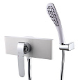 Смеситель для душа Lemark Melange LM4903CW, хром/белый Смеситель для душа Lemark Melange LM4903CW, хром/белый
