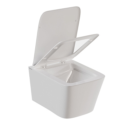 Унитаз подвесной BERGES Sigma Rimless 52 см, сиденье дюропласт, микролифт, быстросьем 082254 Унитаз подвесной BERGES Sigma Rimless 52 см, сиденье дюропласт, микролифт, быстросьем 082254