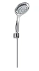 Душевая лейка Jacob Delafon Flipside с настенным держателем, 4 режима, шланг в комплекте E15891-CP