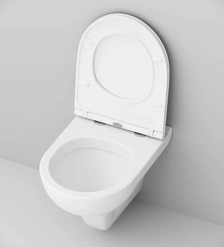 Унитаз подвесной AM.PM Gem C901738SC Крышка-сиденье Унитаз подвесной AM.PM Gem C901738SC Крышка-сиденье