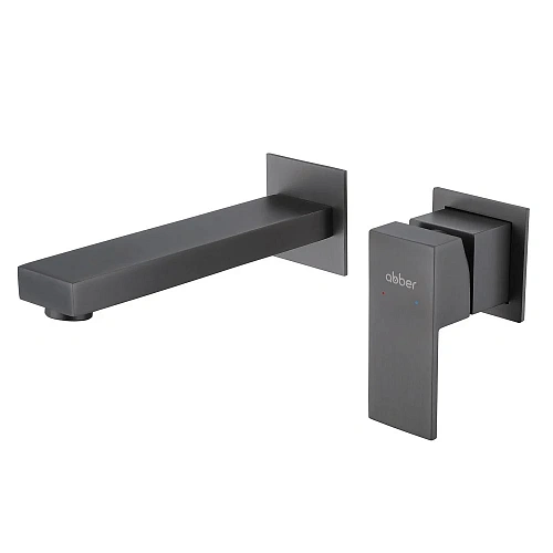 Смеситель для раковины ABBER Daheim AF8212NG скрытого монтажа, никель Смеситель для раковины ABBER Daheim AF8212NG скрытого монтажа, никель