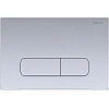 Клавиша смыва Aquatek Хром матовая (клавиши прямоугольные) KDI-0000014