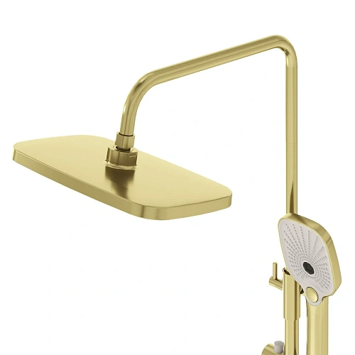 Душевая система GROSSMAN Advans 500.K35.09.320 золото сатиновый Душевая система GROSSMAN Advans 500.K35.09.320 золото сатиновый