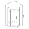 Душевой уголок BERGES SOLO T 900х900 061105 Душевой уголок BERGES SOLO T 900х900 061105