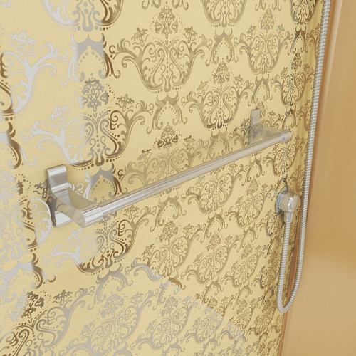 Душевая кабина Niagara Luxe NG-7799GBK (900x900х2100) низкий поддон стенки золото без крыши Душевая кабина Niagara Luxe NG-7799GBK (900x900х2100) низкий поддон стенки золото без крыши