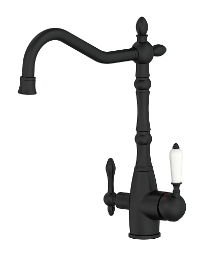 Смеситель для кухни Wonzon & Woghand c подключением фильтра, черный матовый (WW-88458006-MB) Смеситель для кухни Wonzon & Woghand c подключением фильтра, черный матовый (WW-88458006-MB)