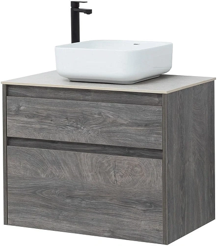 Тумба под раковину Aquanet Nova Lite 75 дуб рошелье (2 ящика) 00242273 Тумба под раковину Aquanet Nova Lite 75 дуб рошелье (2 ящика) 00242273