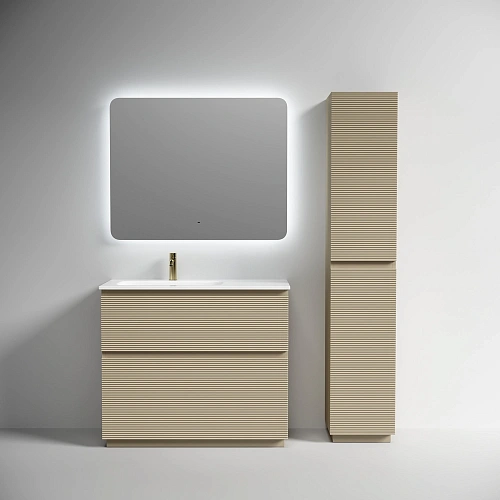 Тумба под раковину SANCOS Folk Floor FL100FLCP левая 995х445х850 капучино, напольная Тумба под раковину SANCOS Folk Floor FL100FLCP левая 995х445х850 капучино, напольная