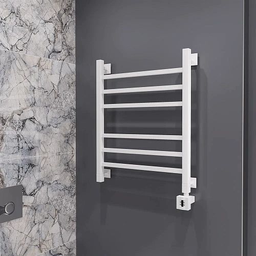 Полотенцесушитель электрический EWRIKA Деметра LP 60х50, белый R 536177 Полотенцесушитель электрический EWRIKA Деметра LP 60х50, белый R 536177