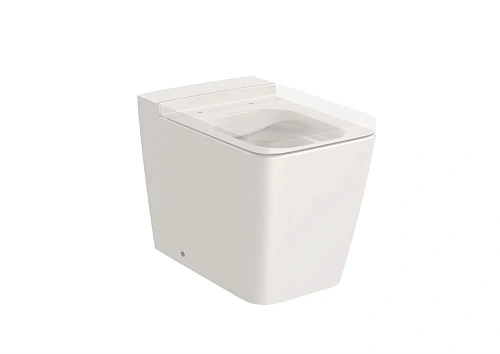 Унитаз приставной Roca Inspira Square 560, BTW, Rimless, бежевый 347537650 Унитаз приставной Roca Inspira Square 560, BTW, Rimless, бежевый 347537650