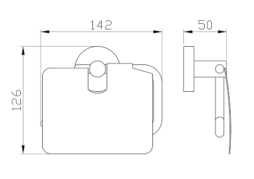Держатель туалетной бумаги Wonzon & Woghand с крышкой, хром (WW-8126) Держатель туалетной бумаги Wonzon & Woghand с крышкой, хром (WW-8126)