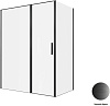 Картинка анонса товара «душевой уголок allen brau priority 160x90 3.31039.bba + 3.31045.bba черный браш»
