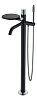 Картинка анонса товара «смеситель для ванны boheme stick 129-bcr.2 напольный black touch chrome»