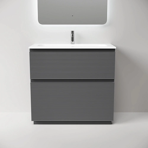 Тумба под раковину SANCOS Folk Floor FL90FGS 890х445х850 Grey soft, напольная Тумба под раковину SANCOS Folk Floor FL90FGS 890х445х850 Grey soft, напольная