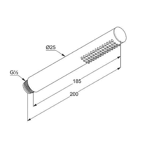 Душевая лейка Kludi NOVA FONTE 1S 39120N5-00 брашированный никель Душевая лейка Kludi NOVA FONTE 1S 39120N5-00 брашированный никель