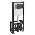 Инсталляция для унитаза WasserKRAFT Dill 61TLT.010.ME.MB01 с клавишей смыва черный Инсталляция для унитаза WasserKRAFT Dill 61TLT.010.ME.MB01 с клавишей смыва черный