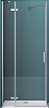 Картинка анонса товара «душевая дверь belbagno kraft 90 kraft-60/30-c-cr-l левая, профиль хром/стекло прозрачное»