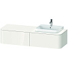 Картинка анонса товара «тумба под раковину duravit happy d.2 plus hp4934r2222 подвесная 160 см белая»