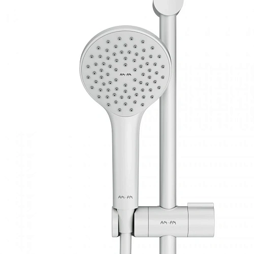 Душевой гарнитур AM.PM Gem F0190033 штанга 700, шланг 1 750 мм, белый Душевой гарнитур AM.PM Gem F0190033 штанга 700, шланг 1 750 мм, белый
