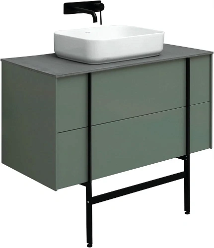 Тумба под раковину Allen Brau Reality 100 1.32007.CGM олива матовый Тумба под раковину Allen Brau Reality 100 1.32007.CGM олива матовый