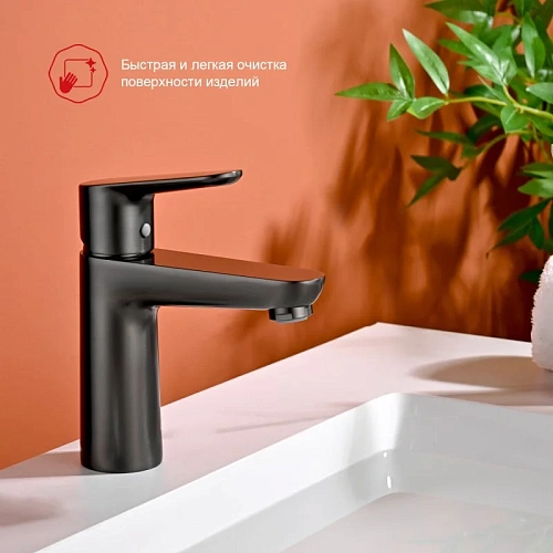 Смеситель для раковины Raglo R31.10.09, графит Смеситель для раковины Raglo R31.10.09, графит