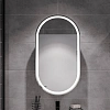 Зеркальный шкаф STWORKI Мальмё МВК074 45, с подсветкой, белый, прямоугольный, навесной, овальный, в 541469 Зеркальный шкаф STWORKI Мальмё МВК074 45, с подсветкой, белый, прямоугольный, навесной, овальный, в 541469
