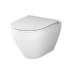 Картинка анонса товара «унитаз подвесной am.pm spirit v2.0 c701700mwsc flashclean с сиденьем микролифт, белый матовый»