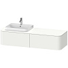 Картинка анонса товара «тумба под раковину duravit happy d.2 plus hp4944l3636 подвесная 160 см белая шелковисто-матовый лак»