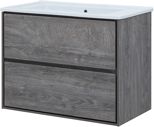 Тумба под раковину Aquanet Милан 85 дуб рошелье 00339969 подвесная Тумба под раковину Aquanet Милан 85 дуб рошелье 00339969 подвесная
