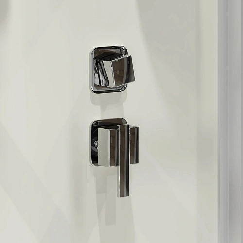 Душевая кабина Niagara Standart ST80/15Q/BK (80х80х200) квадрат, поддон 15см, распашная, проф.белый, без крыши Душевая кабина Niagara Standart ST80/15Q/BK (80х80х200) квадрат, поддон 15см, распашная, проф.белый, без крыши