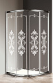 Душевой уголок CEZARES GIUBILEO-R-2-90-SCORREVOLE-CP-Cr 90x90см стекло с узором, профиль хром Душевой уголок CEZARES GIUBILEO-R-2-90-SCORREVOLE-CP-Cr 90x90см стекло с узором, профиль хром
