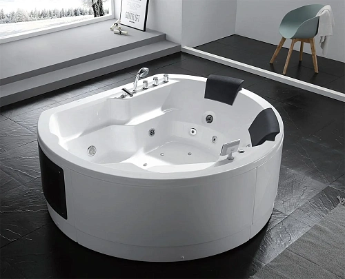 Акриловая ванна Gemy G9063 K 183x162 универсальная, гидромассажная Акриловая ванна Gemy G9063 K 183x162 универсальная, гидромассажная