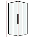 Душевая дверь GROSSMAN 1/2.К33.01.10.21.00 Galaxy (100x195) черный матовый, стекло прозрачное Душевая дверь GROSSMAN 1/2.К33.01.10.21.00 Galaxy (100x195) черный матовый, стекло прозрачное