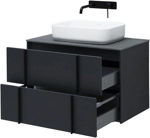 Тумба под раковину Allen Brau Reality 80 1.32005.AM антрацит матовый Тумба под раковину Allen Brau Reality 80 1.32005.AM антрацит матовый